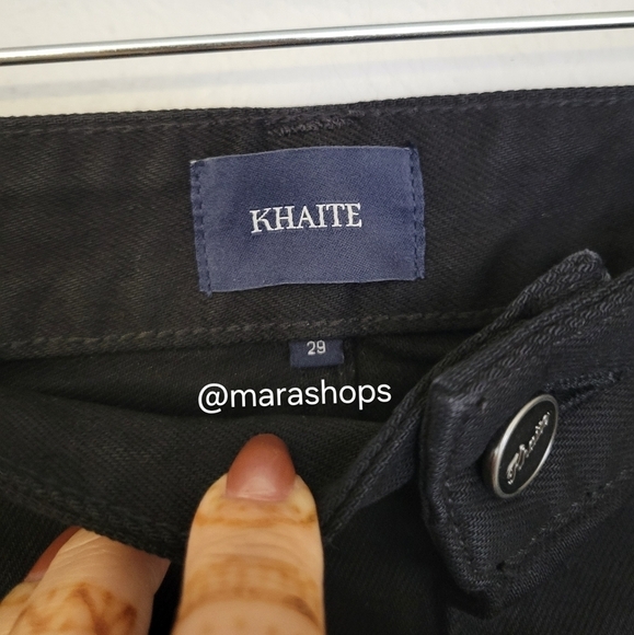 Khaite Preen Denim Jeans Black - Picture 5 of 7